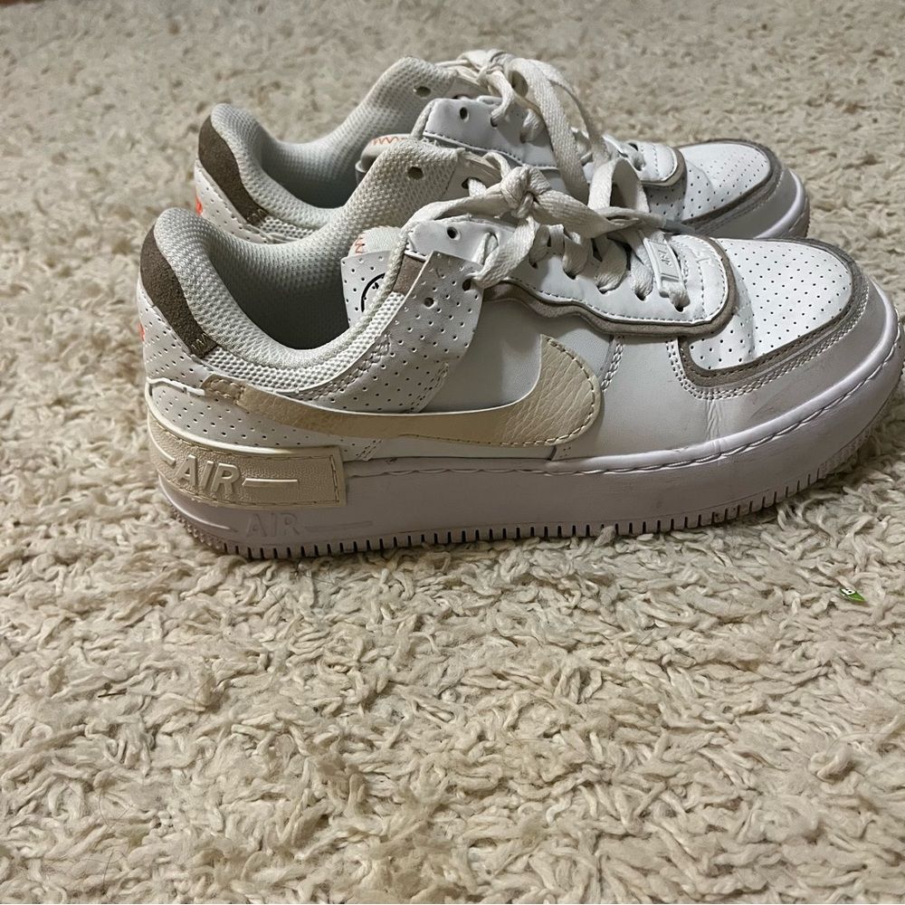 Nike Air Force 1 Shadow ‘White Pink Oxford size 9